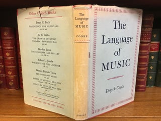 1314254 THE LANGUAGE OF MUSIC. Deryck Cooke
