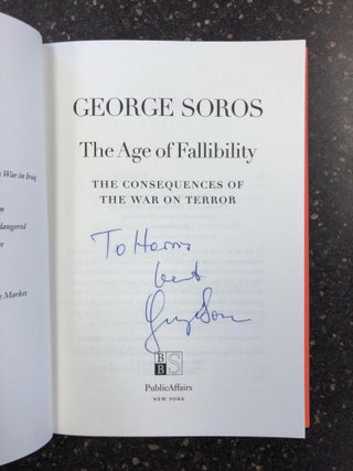 THE AGE OF FALLIBILITY [SIGNED]