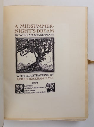 A MIDSUMMER-NIGHT'S DREAM [Signed]