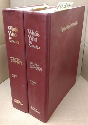 1319900 Who's Who in America [2 Volumes