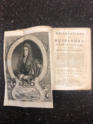 1320816 OBSERVATIONS IN HUSBANDRY [TWO VOLUMES]. Edward Lisle