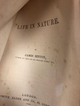 1321035 LIFE IN NATURE [SIGNED]. James Hinton