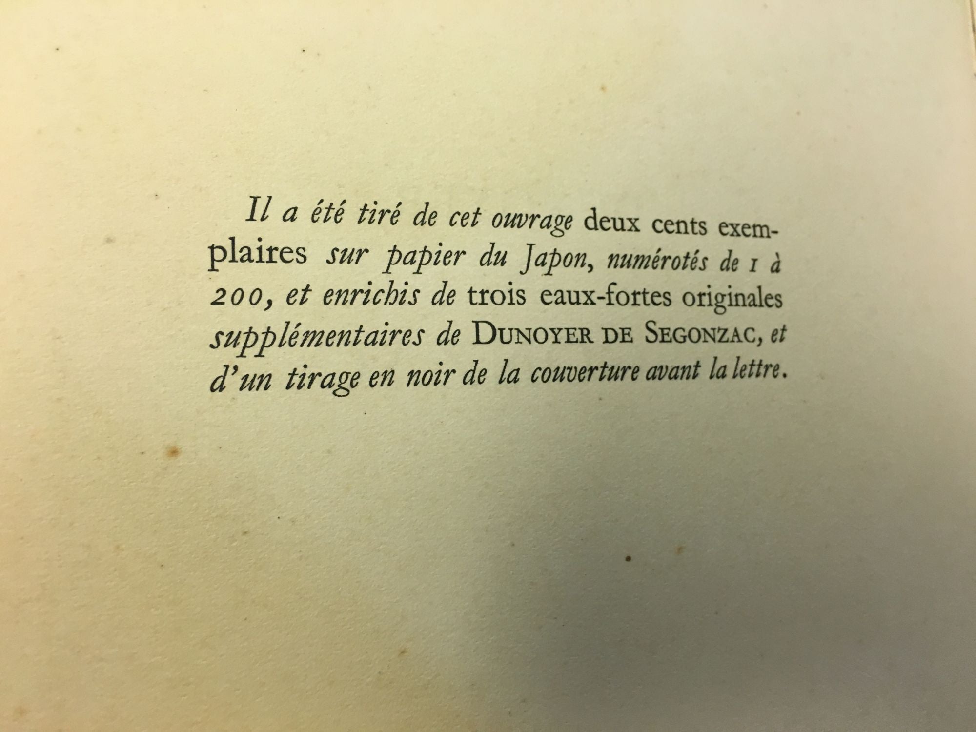 DUNOYER DE SEGONZAC | Dunoyer de Segonzac, Paul Jamot | First Edition ...