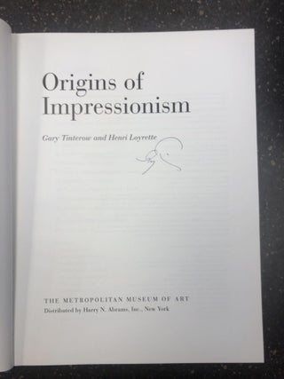 ORIGINS OF IMPRESSIONISM