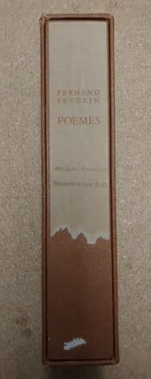 1322848 POEMES : OEUVRE COMPLETE. Fernand Severin, Mark F. Severin