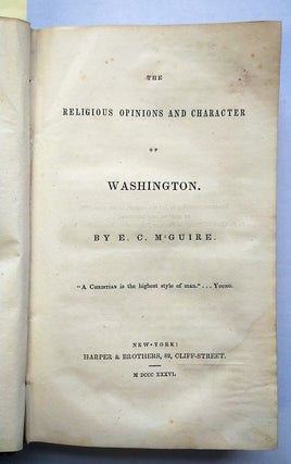 The Religious Opinions and Character of Washington