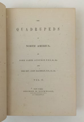 QUADRUPEDS OF NORTH AMERICA [VOLUME TWO ONLY]