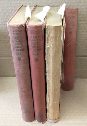 1325002 Vorlesungen Über Zahlentheorie [3 volumes]. Edmund Landau