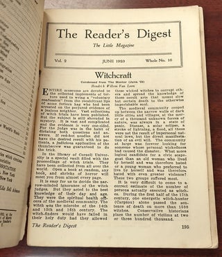 The Reader's Digest [Vol. 2, No. 16, June 1923]