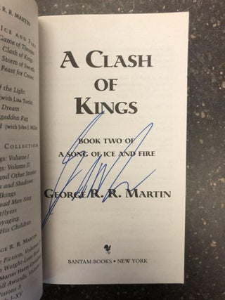 A CLASH OF KINGS [SIGNED]
