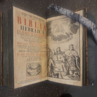 BIBLIA HEBRAICA EX ALIQUOT MANUSCRIPTIS [Two Volumes]