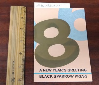1326107 GOLD IN YOUR EYE (A NEW YEAR'S GREETING, BLACK SPARROW PRESS). Charles Bukowski