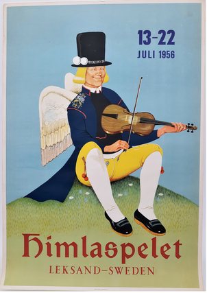 1327435 Original 1956 Himlaspelet Poster | Leksand, Sweden