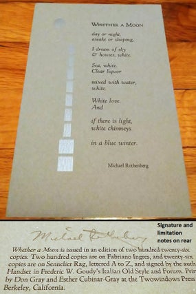 The complete collection of works by Michael Rothenberg
