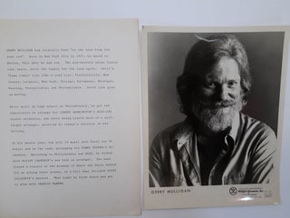 GERRY MULLIGAN PRESS KIT 1976