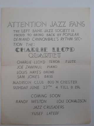 1329001 Charlie Lloyd Quartet