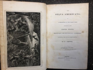 1329039 THE SYLVA AMERICANA; OR A DESCRIPTION OF THE FOREST TREES INDIGENOUS TO THE UNITED STATES...