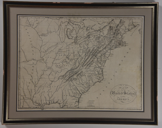 1329343 MAP OF THE UNITED STATES. H S. Tanner