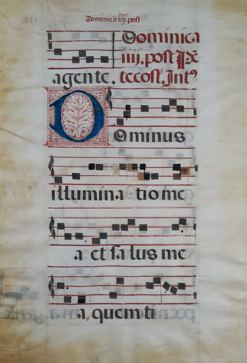 Liturgical Manuscript On Vellum