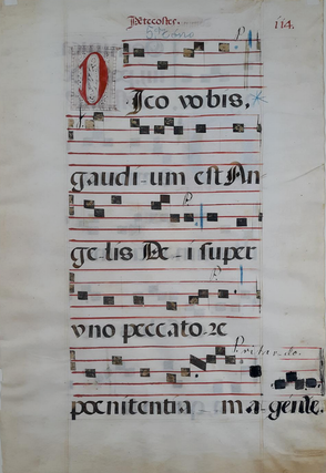 Liturgical Manuscript on Vellum
