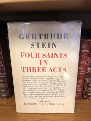 1330008 FOUR SAINTS IN THREE ACTS. Gertrude Stein