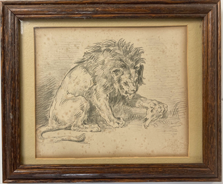1330037 Lion. Robaut based on Delacroix