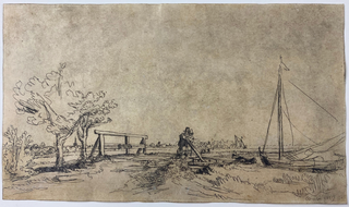 1330144 Six's Bridge Print. Rembrandt van Rijn