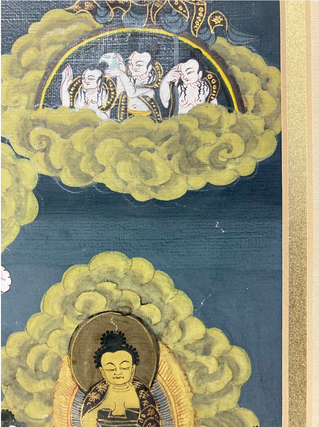 Tibetan Thangka with Mandala