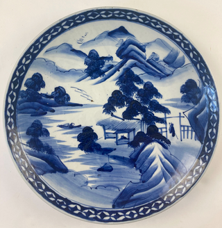 Six 19th c. Chinese blue and white chargers