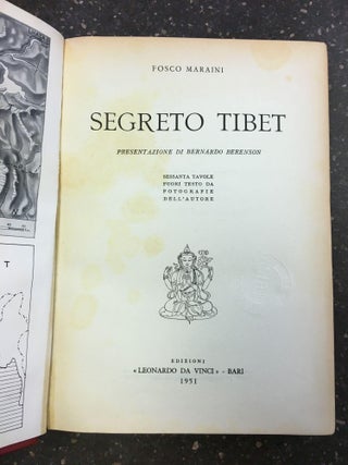 1331266 SEGRETO TIBET. Fosco Maraini