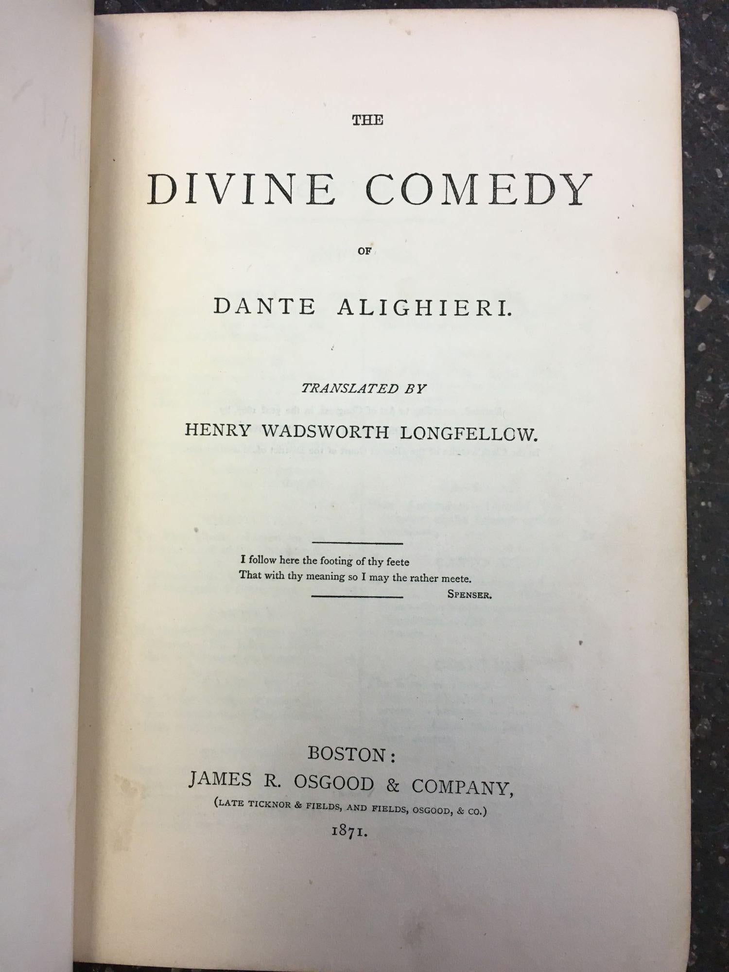 PDF) The Divine Comedy of Dante Alighieri. Translated and commented by  Henry Wadsworth Longfellow - Text