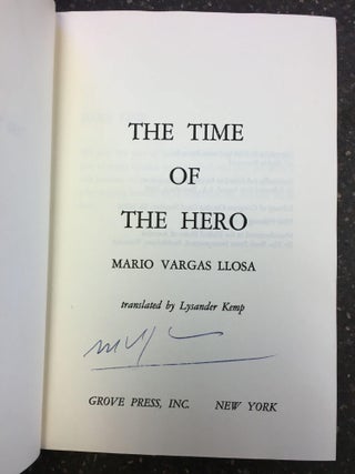 THE TIME OF THE HERO [SIGNED]