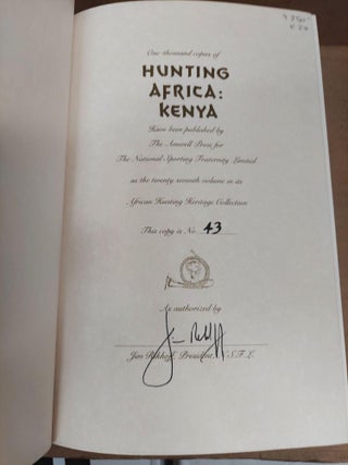 Hunting Africa: Kenya [Signed]