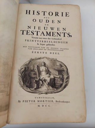 HISTORIE DES OUDEN EN NIEUWEN TESTAMENTS [Volume 1 - Old Testament- ONLY]