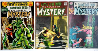 1336293 DC COMICS SILVER AGE THE HOUSE OF MYSTERY No. 181,182 & 204 – ALEX TOTH