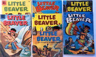 1336401 DELL COMICS GOLDEN & SILVER AGE LITTLE BEAVER (7 Issues