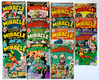 1336423 DC COMICS BRONZE AGE MISTER MIRACLE Vol. 2, 3, 4 & 5 # 7-21, 15 issues - Kirby & Roge