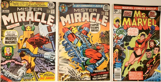1336590 DC & MARVEL COMICS SILVER AGE MISTER MIRACLE # 5, 6 & MS MARVEL #1 (3 ISSUES