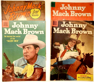 1336718 DELL COMICS GOLDEN AGE JOHNNY MACK BROWN No. 494, 269, 645, 722 ( 4 issues