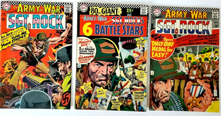1336733 DC COMICS SILVER AGE OUR ARMY AT WAR SGT. ROCK No. 176, 177, 178 (3 issues