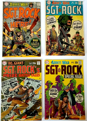 1336875 DC COMICS SILVER AGE OUR ARMY AT WAR SGT. ROCK No.201, 202, 203, 204 (4 issues