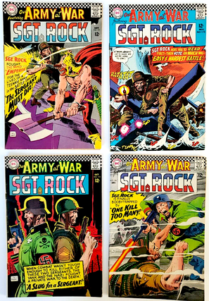 1336877 DC COMICS SILVER AGE OUR ARMY AT WAR SGT. ROCK No. 171,172, 173, 174 (4 issues