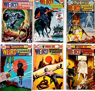 1336878 DC COMICS BRONZE AGE WEIRD WESTERN TALES No.12, 13, 14, 15, 16, 17 (6 issues) VF