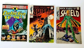 1336893 MARVEL & DC COMICS BRONZE & SILVER AGE SHIELD #3, 8 & DETECTIVE COMICS #440 (3 issues