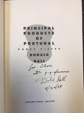 PRINCIPAL PRODUCTS OF PORTUGAL [SIGNED]