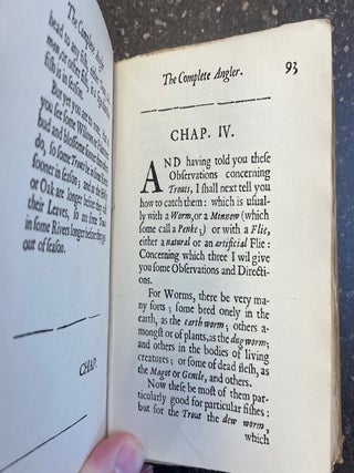 THE COMPLEAT ANGLER OR THE CONTEMPLATIVE MAN'S RECREATION