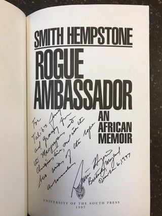 ROGUE AMBASSADOR: AN AFRICAN MEMOIR [SIGNED]