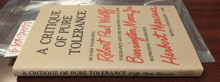 1340713 A Critique of Pure Tolerance: Beyond Tolerance; Tolerance and the Scientific Outlook;...