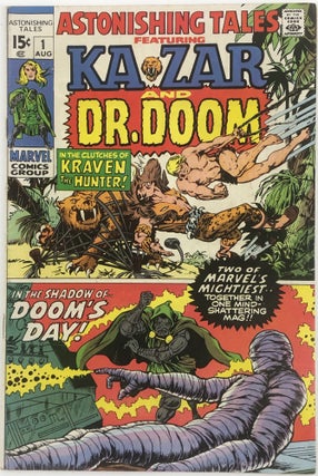 1340737 Astonishing Tales No.1 (Featuring Kazar and Dr. Doom). Jack Kirby, Stan Lee, Marie Severin