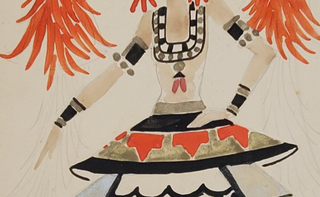 Female “Aztec” Dancer Costume Design (ref #37A)